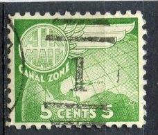 Canal Zone 1958 5 Cent Air Mail Issue #C27  #1 Cancel - Canal Zone