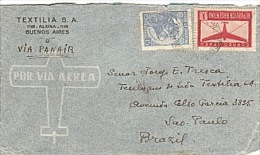 ARGENTINE - ARGENTINA - CORREO AEREO - POSTE AERIENNE -  VIA AEREA - PANAIR - 1941 - Aéreo