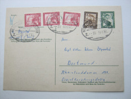 1952, Bahnpostbeleg - Storia Postale