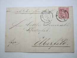 1869, DRESDEN  , Muster Ohne Werth ,  Brief - Storia Postale
