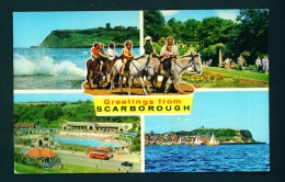 ENGLAND  -  Scarborough  Multi View  Unused Postcard As Scan - Scarborough