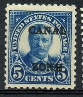 Canal Zone 1924 5 Cent Roosevelt  Issue #74  MNh - Kanalzone