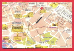 159625 / ROMA / ROME - MAP - HOTEL DA VINCI - 00184 ROMA ITALIA VIA NAZIONALE 251 Italia Italy Italie Italien - Health & Hospitals