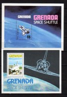 Grenada 1978/1981 Space Shuttle 2 S/s MNH - Amérique Du Sud