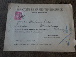 Oblitération EECLOO Sur 10c N°58(fine Barbe) Daté Du 20 Octobre 1903 - Correo Rural