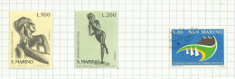 Saint-Marin N°873 à 875 Côte 1.30 Euros - Usados