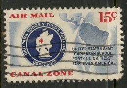 Canal Zone 1961 15c Air Mail Issue #C32 - Canal Zone