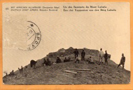 Mont Lubafu German East Africa Belgian Occ 1918 Postcard - Other & Unclassified