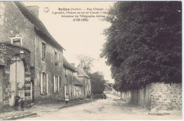 72 - Brûlon (Sarthe) - Rue Chappe - Brulon