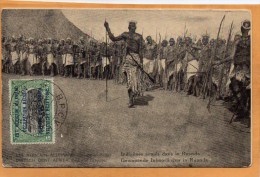 Ruanda German East Africa Belgian Occ 1918 Postcard - Otros & Sin Clasificación