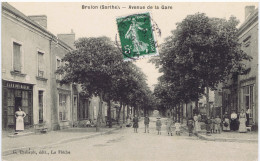 72 - Brûlon (Sarthe) - Avenue De La Gare - Brulon