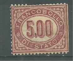 L'Italie Neufs Avec Charniére, MINT HINGED 1875,  FRANCO BOLLO DI STATO - Neufs
