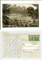 Schliersee Mit Brecherspitzl. Postcard B/w Cm 9x14 Travelled 1956 - Schliersee