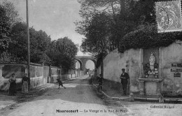 78 - MAURECOURT - La Vierge Et La Rue De Paris - écrite 1907 - 2 Scans - Maurecourt