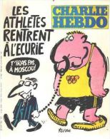 CHARLIE HEBDO N° 492 Du 16/04/1980 - Couverture: JO 1980 Moscou Boycot (Reiser) / Féminisme Apologie De La "pêche" - Humor