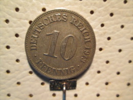 GERMANY 10 Pfennings 1913 D # 4 - 1 Pfennig
