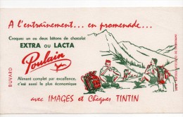 Buvard - POULIN - Avec Images Et Chèques TINTIN - Cocoa & Chocolat