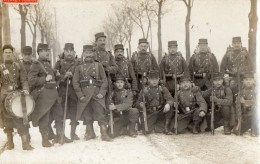 CPA 1113 - MILITARIA - Carte Photo Militaire -  Soldats Au Fort De NOISY - Photo G. CLEMENT à PARIS - Personen