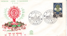 Refugies, Fdc Monaco Yvert N 523 - Refugiados