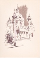 AK Wien - Karlskirche - Künstlerkarte (11327) - Chiese