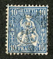 3274  Swiss 1862  Zum.#31  Mi.#23a (o) Scott.#44    Cat. .80€ -Offers Welcome!- - Usados