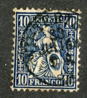 3275  Swiss 1862  Zum.#31  Mi.#23a (o) Scott.#44    Cat. .80€ -Offers Welcome!- - Used Stamps