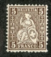 3276  Swiss 1881  Zum.#45  Mi.#37b ** Scott.#61    Cat. 1.€ -Offers Welcome!- - Ongebruikt