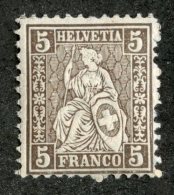 3277  Swiss 1881  Zum.#45  Mi.#37b ** Scott.#61    Cat. 1.€ -Offers Welcome!- - Nuovi