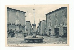 LUC-en-DIOIS   -    La Place De La Fontaine - Luc-en-Diois