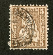 3283  Swiss 1862    Mi.#22c (o) Scott.#43a    Cat. 2.€ -Offers Welcome!- - Usados