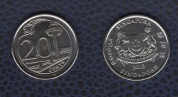 Singapour Pièce De Monnaie Coin Moeda Moneda 20 Cents 2013 - Singapore