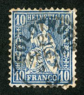 3260  Swiss 1862   Mi.#23 (o) Scott.#44    Cat. .80€ -Offers Welcome!- - Used Stamps