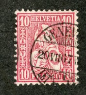 3295  Swiss 1867   Mi.#30 (o) Scott.#53    Cat. 2.€ -Offers Welcome!- - Used Stamps