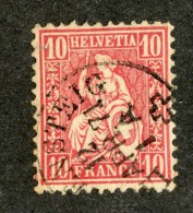 3296  Swiss 1867   Mi.#30 (o) Scott.#53    Cat. 2.€ -Offers Welcome!- - Oblitérés