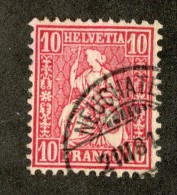 3299  Swiss 1867   Mi.#30 (o) Scott.#53    Cat. 2.€ -Offers Welcome!- - Used Stamps