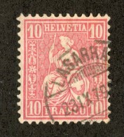 3304  Swiss 1867   Mi.#30 (o) Scott.#53    Cat. 2.€ -Offers Welcome!- - Oblitérés