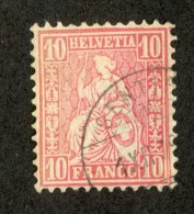 3306  Swiss 1867   Mi.#30 (o) Scott.#53    Cat. 2.€ -Offers Welcome!- - Used Stamps