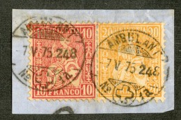 3309  Swiss 1862   Mi.#30/24 (o) Scott.#45/53    Cat. 4.50€ -Offers Welcome!- - Used Stamps