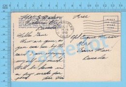 Free Delevery Stampless  ( HMS Naden Victoria B.C. To RCAF  Rivers Manitoba Cover Los Angeles 1945) - Covers & Documents