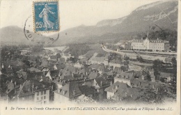 Saint-Laurent-du-Pont - Vue Générale Et L'Hôpital Bruno - Carte LL - Saint-Laurent-du-Pont