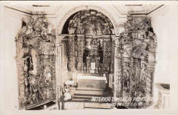 OURO PRETO / CARTE PHOTO INTERIOR DA IGREJA PADRE FARIA - Autres