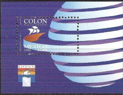 1992  ENCUENTRO DE DOS MUNDOS. CRISTÓBAL COLÓN- MEETING OF TWO WORLDS. COLUMBUS, Genova ´92 MNH - Cristóbal Colón