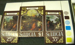 St Lucia 1970 Easter Full Set - Mint - Ste Lucie (...-1978)