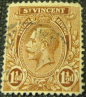 St Vincent 1921 King George V 1.5d - Used - St.Vincent (...-1979)