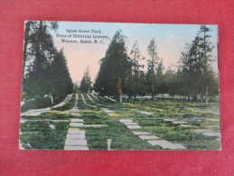 North Carolina> Winston Salem  Salem Grave  Yard -Reference 1672 - Winston Salem