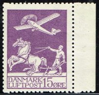 1925. Air Mail. 15 øre Lilac. (Michel: 144) - JF158313 - Airmail