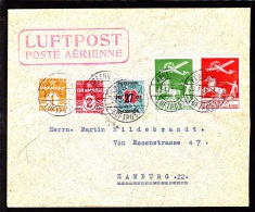 1925. Air Mail. 25 øre Red And 10 øre Green (both With Defects) + 27/1 Kr. 1 + 2 øre. K... (Michel: 145) - JF103852 - Aéreo