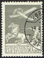 1929. Air Mail. 50 øre Grey. (Michel: 180) - JF160841 - Luchtpostzegels