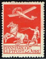 1925. Air Mail. 25 øre Red. (Michel: 145) - JF158319 - Airmail