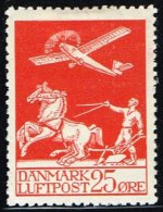 1925. Air Mail. 25 øre Red. (Michel: 145) - JF158317 - Poste Aérienne